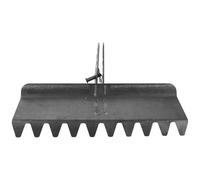 COOLHIYA Rastrello Livellatore da Giardino per La Preparazione del Terreno - Rastrello Livellatore per Paesaggi - Strumento per Livellare Il Terreno per Cortile, Giardino, Campo da Golf, Fattoria,