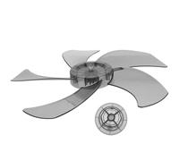 COOLHIYA Ricambio per Ventilatore da Terra Pala in As Nero, Accessori per Ventilatori Facili da Rimuovere e Non Deformabili per Creare Un'atmosfera Estiva Silenziosa
