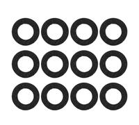 COOLHIYA Rondelle in Feltro Nero 20 Pezzi per Tromba, Cuscinetti di Ricambio per Tastiere, Accessori per Trombe e Tromboni per Musicisti Professionisti