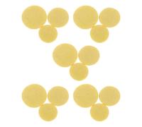 COOLHIYA Set di Tappo per Foro di Strumento Musicale per Ottavino Giallo, Accessori per Riparazione Fai-da-te e Manutenzione Igienica delle Chiavi