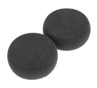 COOLHIYA Spugne per Ceramica Rotonde 2 Pezzi Nere, Spugne per Argilla Versatili e Portatili, per Ceramisti e Artisti della Tornitura