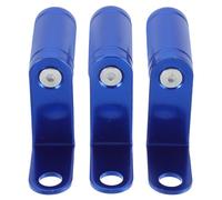 COOLHIYA Supporto Estensione Specchietto Retrovisore e Visibilità Ottimizzata in Lega di Alluminio Colore Azzurro 3 Pezzi Ammortizzazione Migliorata per Scooter e Moto