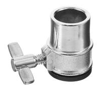 COOLHIYA Vite ad Aletta per Supporto Tamburo in Lega di Alluminio Argento, Regolatore di Altezza Sicuro, Adatta a Staffe Tamburo da 19-22mm, Connettore per Blocco Supporto