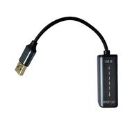 COOLHOOD Cavo adattatore da USB a/USB C a suono ottico, convertitore in fibra ottica, per TV e home theater, 20 cm, adattatore connettore di uscita SPDIF