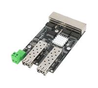 COOLHOOD Gigabit duro, modulo industriale dei commutatori della rete di gigabit dell'input DC5V-36V del modulo delle porte Ethernet della fibra 4 di industriale 2