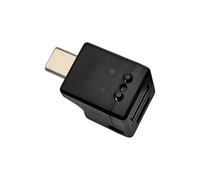 COOLHOOD Luce a colori con doppie interfacce USB A e C e rilevazioni di corrente intelligente auto USB C illuminazione notturna