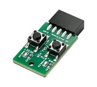 COOLHOOD Pannello frontale scheda di controllo con accesso di avvio esterno, modulo intestazione 9 pin e LED per accesso al servizio progetti desktop