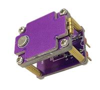 COOLHOOD Presa di programmazione IC BGA24 con coperchio incernierato, adattatore chip a sfera 5x5 per caricamento senza saldatura, debug e manipolazione di laboratorio, sedile PCB