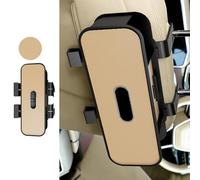 COOLHOOD Scatola portaoggetti 4 in 1 con scatola per fazzoletti nascosta e supporto pieghevole per telefono per vari veicoli