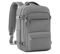COOLIFE Bagages Cabine 40x20x25 Pour Ryanair Sac de Voyage, Sac a Dos Voyage Cabine Avion Bagage à Main Femme Homme 20L Sous Siege Bagage Sac De Voyage (Grigio, 40 x 20 x 25cm-20L)