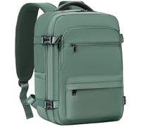 COOLIFE Bagages Cabine 40x20x25 Pour Ryanair Sac de Voyage, Sac a Dos Voyage Cabine Avion Bagage à Main Femme Homme 20L Sous Siege Bagage Sac De Voyage (Verde Scuro, 45 x 36 x 20cm-30L)