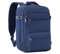 COOLIFE Bagages Cabine 40x20x25 Pour Ryanair Sac de Voyage, Sac a Dos Voyage Cabine Avion Bagage à Main Femme Homme 20L Sous Siege Bagage Sac De Voyage (Blu navy, 40 x 20 x 25cm-20L)