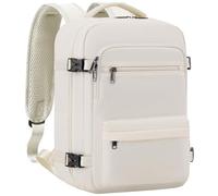 COOLIFE Bagages Cabine 40x20x25 Pour Ryanair Sac de Voyage, Sac a Dos Voyage Cabine Avion Bagage à Main Femme Homme 20L Sous Siege Bagage Sac De Voyage (Bianco, 45 x 36 x 20cm-30L)