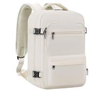 COOLIFE Bagages Cabine 40x20x25 Pour Ryanair Sac de Voyage, Sac a Dos Voyage Cabine Avion Bagage à Main Femme Homme 20L Sous Siege Bagage Sac De Voyage (Bianco, 40 x 20 x 25cm-20L)