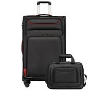 COOLIFE Valigia Grande Morbida Trolley 80cm e 1 Borsa a Tracolla Grande