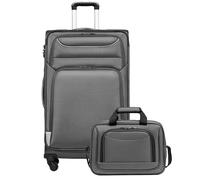 COOLIFE Valigia Grande Morbida Trolley 80cm e 1 Borsa a Tracolla Grande