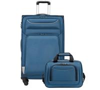 COOLIFE Valigia Grande Morbida Trolley 80cm e 1 Borsa a Tracolla Grande | Valigia Morbida Viaggio TSA & 4 Ruote Spinner, ultraleggera, 1200D idrorepellente - Vacanze Famiglia, Lunga Tratta