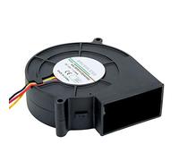 Cooling Blower Fan, Ventilatore Senza Spazzole CC con Ventola Radiale 12v, Ventilatore Centrifugo con Doppio Cuscinetto a Sfera di Raffreddamento Ventilatore Centrifugo con 4 Pin,