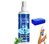 Cooling Body Spray - 100ml Summer Refreshing Non Greasy | Hot Weather Heat