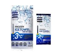 Cooling Body Wipes - 5Pcs Large Ice Cold Wet Towels | Summer Sports Refresh