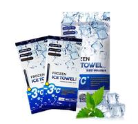 Cooling Body Wipes - Instant Cold Refreshment | Ice Towel Antiperspirant Sh