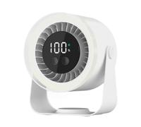 Cooling Desk Fan - 10 Speed Quiet USB Rechargeable 19x10.5x16.5cm | Silent ABS Air Circulator Fan, Portable Type C Batteryfan 3600mAh For Apartment RV Tent Office Student Desk | Cooling Comfort