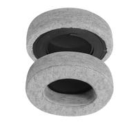 Cooling Fabric Ear Cushions For Gaming Headsets Earpads Comfortable Replacement Pad Covers Accessory(Gray cotton)