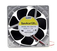 cooling fan 9GL1224J102, Server Cooling Fan 9GL1224J102 1.0A 24V, aluminum frame large air volume inverter fan for 120 * 120 * 38mm