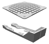 Cooling Fan Bracket for InWin MS04 NAS Drive Bay Compatible with 120mm Fans