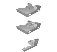 Cooling Fan Duct for E3D V6 - Dual Nozzle System with Screw Mount