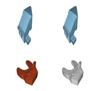 Cooling Fan Duct for E3D V6 Titan Direct Extruder with Enhanced Layer System