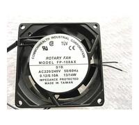Cooling fan For FP-108AX S1B AC220V/240V 0.12/0.10A 80x80x25mm Axial Fan 2-Line