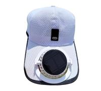 Cooling Fan Hat, Solar Powered cap, UV Sun Protection Hat, 21.65-23.62inch USB Rechargeable Vent cap for Men Outdoor Fishing Sports Golf Hiking Travel Work Camping Use Airflow Cooling Gear