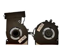 Cooling fan set (CPU+GPU) for HP Omen 15-CE, models NFB76A05H-001, NFB74A05H-001, NS85B00-16M02, NS85B00-16M03, 929455-001, 929456-001, L22261-001