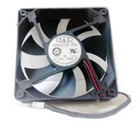 Cooling Fan T&T 1225HH12F-PD1 DC12V 1.20A 2-wire 12CM 120x25MM