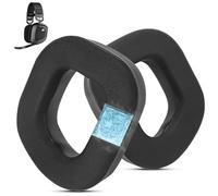 Cooling-Gel - Cuscinetti di ricambio per cuffie da gioco wireless Corsair HS80 Max/HS80 USB Wired/HS 80 RGB, offrono un maggiore comfort, spessore e isolamento acustico ad alta densità (nero)