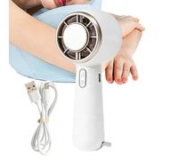 Cooling Handheld Fan, 3 Speed USB ricaricabile portatile Ventilador Fan With Carabiner, ABS Mini Handheld Fan For Travel Camping Beach Vacation Sports Work Concerto Hiking Outdoor Cooling Use