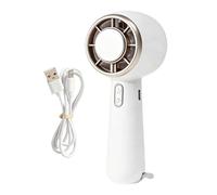 Cooling Handheld Fan - Portatile USB Rechargeable Ice Cooling Mini Fan, 3 Speed High Velocity Airflow Carabiner Clip Durable Lightweight Air-Cooler for Travel Camping Beach Sports Work Hiking