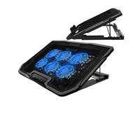 Cooling Pad for Laptop, 6 Fan Laptop Cooler Stand, Adjustable Notebook Base with LED Lights, Silent High Airflow WAD for, Ufficio, Study, Home, Portable Device Holder