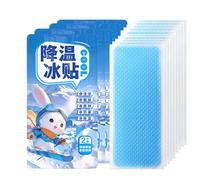 Cooling Patches, Cold Compress Pads, 1,97 x 4,72 x 0,39 pollici, Cooling Gel Sheets, Fast Technology for Outdoor, Mountaineering, Camping, Backpacking, Hiking, Travel, Sport, Sunburn, Beach