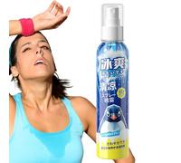 Cooling Spray, Body Mist, Moisture Lotion, Menthols Formula, 360° Nozzle, Portable Travel, Sun Reliefs, Beach, Indoor, Men, Women, with Spf, Fast Action, Hydration Boost