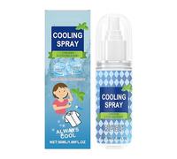 Cooling Spray, Cool Face Sprayer 50ml, 4.8x1.38 Inches Moisturizing UV Protection Liquid Ice, Instant Refresh, Sun Defense, Cooling Mist for Beach Heat and Skin Comfort
