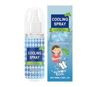Cooling Spray Mist, Face Hydration with UV Shield, Ice Effect Skin Refresher, Compact Bottle, Portable Size, Great for Daily Commute, Outdoor Activity, Camping, and Beach