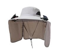 Cooling Sun Hat - Solar Powered Airflow cap, Portable Foldable Design, Breathable Summer Headwear, Outdoor Comfort Gear | Camping Travel Support, Beach Holiday Use, Fishing Activity Aid, Hiking