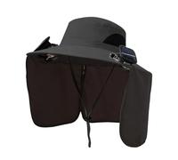 Cooling Sun Hat - Solar Powered Airflow cap, Portable Foldable Design, Breathable Summer Headwear, Outdoor Comfort Gear | Camping Travel Support, Beach Holiday Use, Fishing Activity Aid, Hiking