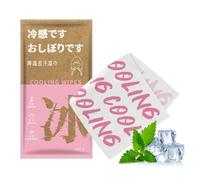 Cooling Wipes For Body - Travel Size Body Wipes | Portable Refreshing Cleansing Towels For Hot Weather | Post-Workout Sweat Remover For Gym Camping Hiking Picnic Summer Travel Festival