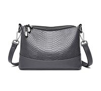 Coolives Borsa a Tracolla da Donna in Pelle PU Piccola Hobo Borsa a spalla Elegant Borse a mano Borsetta Borsa Bauletto Grigio