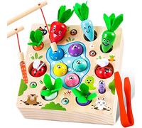 COOLJOY Giochi Bambini 2 Anni, 4-in-1 Giochi Bambini 3 Anni, Giochi Montessori Bambini 2 3 4 Anni, Regalo Bambina Bambino Giochi 2 3 4 Anni