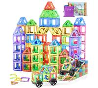 COOLJOYA Costruzioni Magnetiche per Bambini, Magneti Bambini Giochi Montessori 3