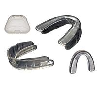 Coollo Sports Boil and Bite - Paradenti per bambini e adulti, per basket, karate, arti marziali, wrestling, MMA (custodia inclusa nella confezione) (ragazzi dai 10 anni in su, confezione da 1)